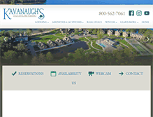 Tablet Screenshot of kavanaughs.com